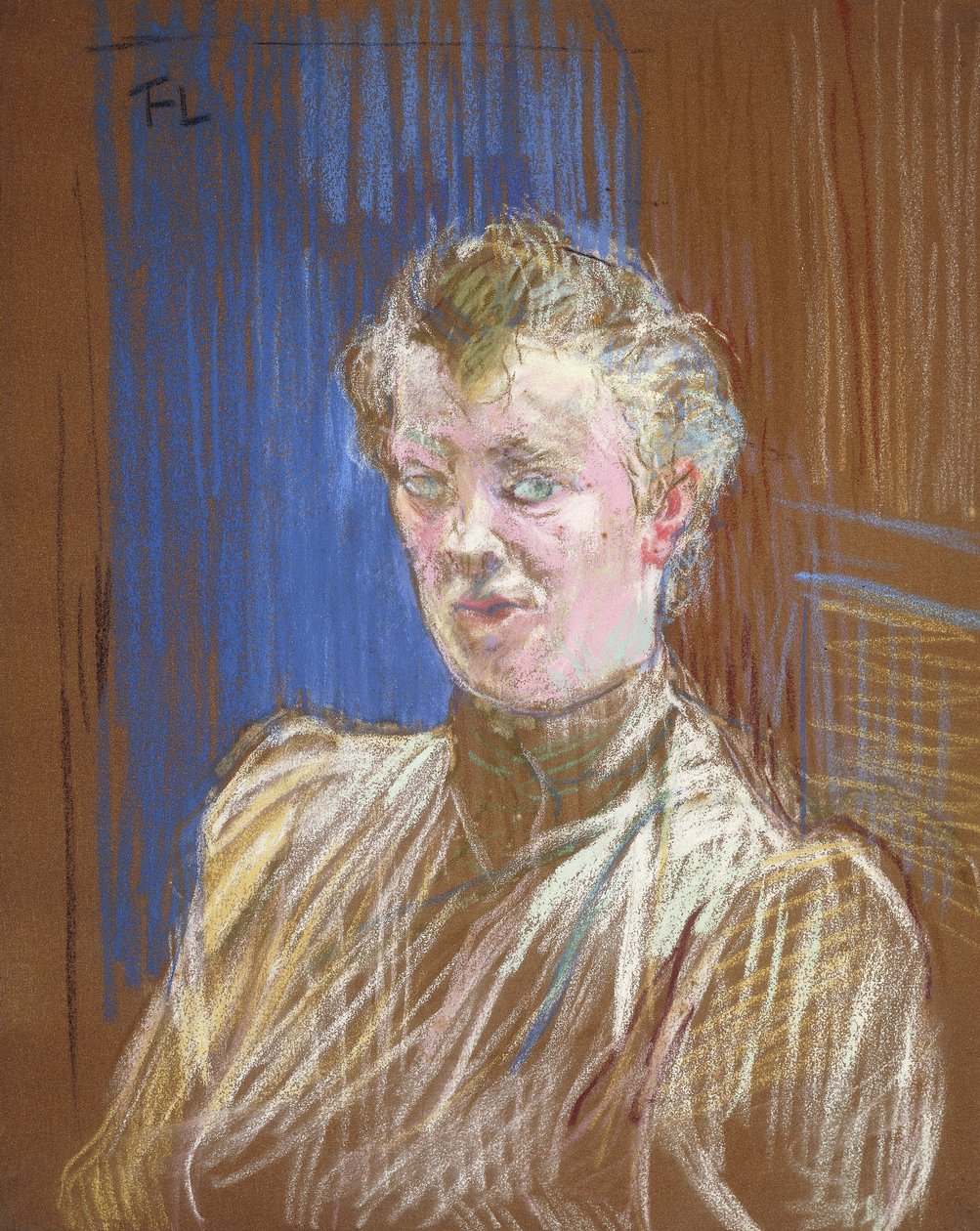A köves Gabrielle; La Pierreuse Gabrielle, 1893 alkotó: Henri de Toulouse Lautrec