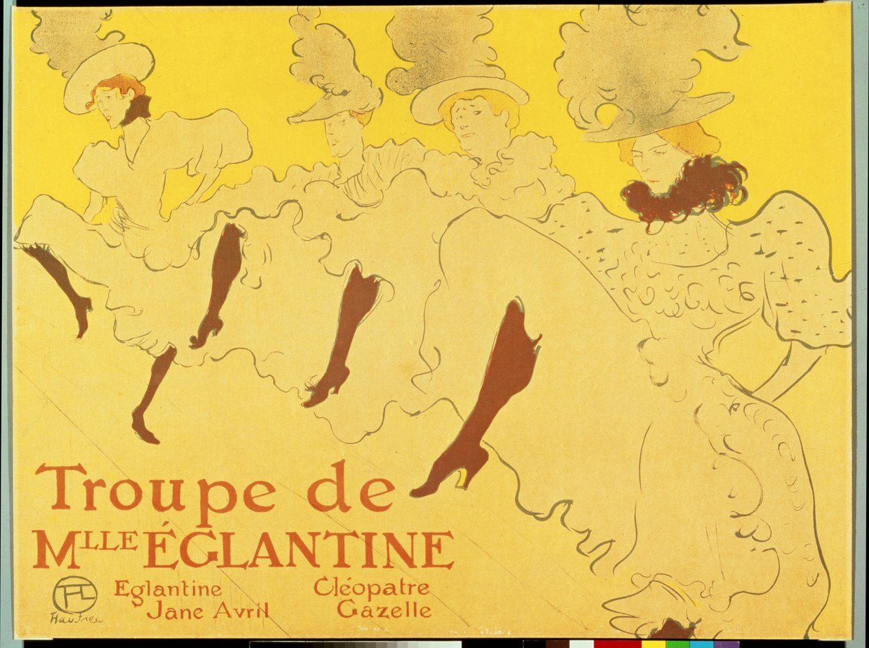 Mademoiselle Eglantine társulata, 1896 alkotó: Henri de Toulouse Lautrec
