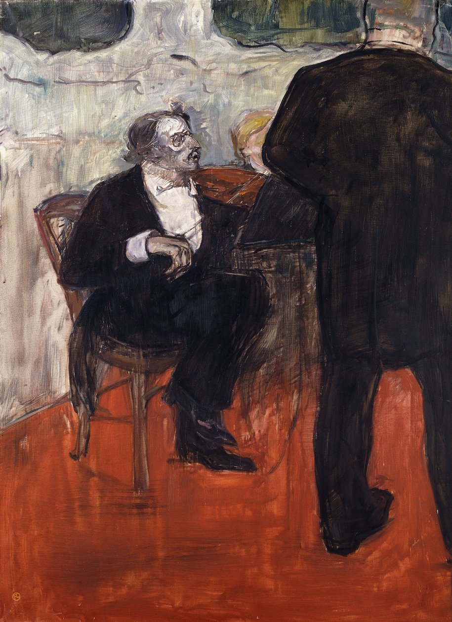A hegedűs Dancla; Le Violiniste Dancla, 1900 alkotó: Henri de Toulouse Lautrec