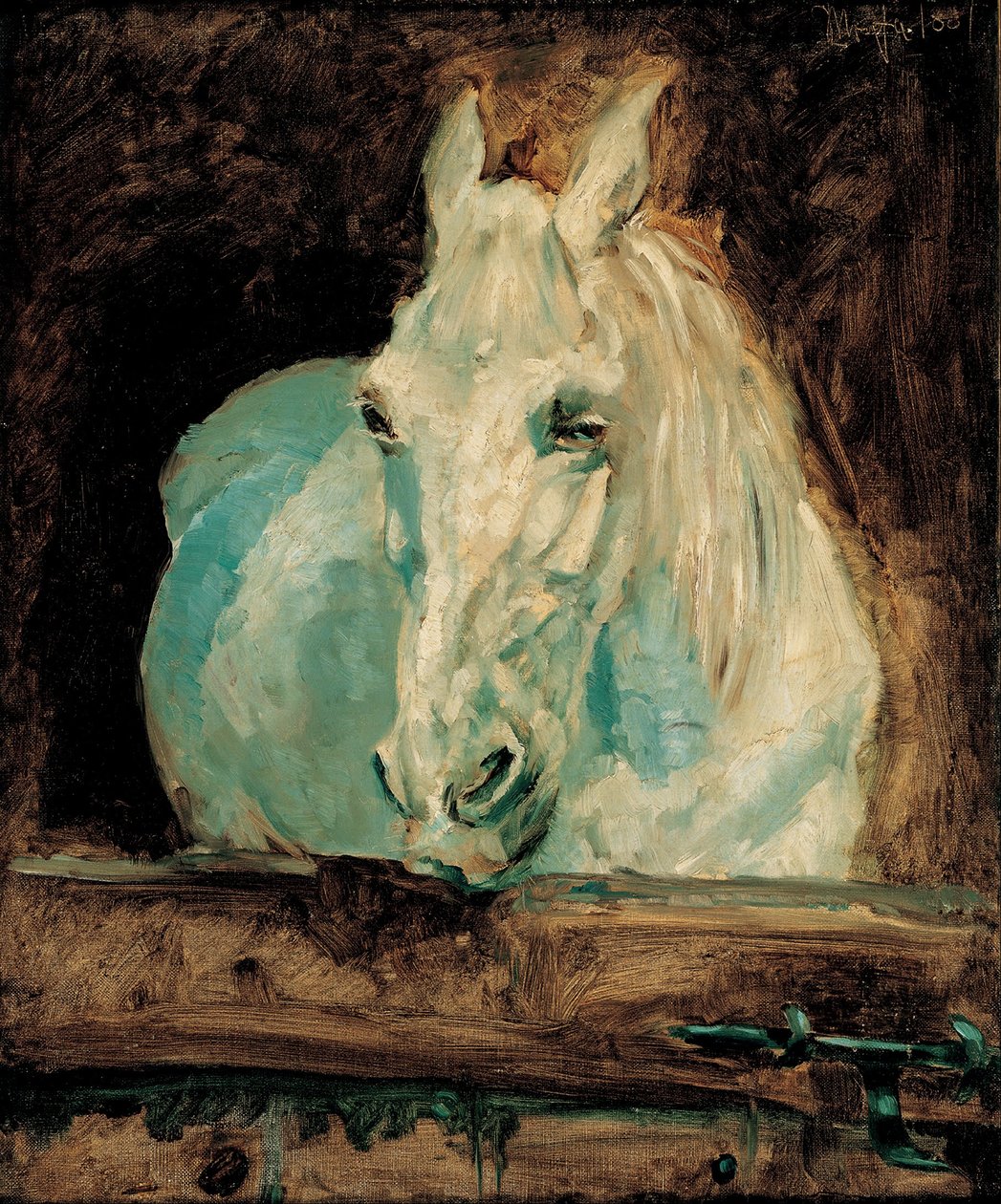 A fehér ló "Gazella", 1881 alkotó: Henri de Toulouse Lautrec