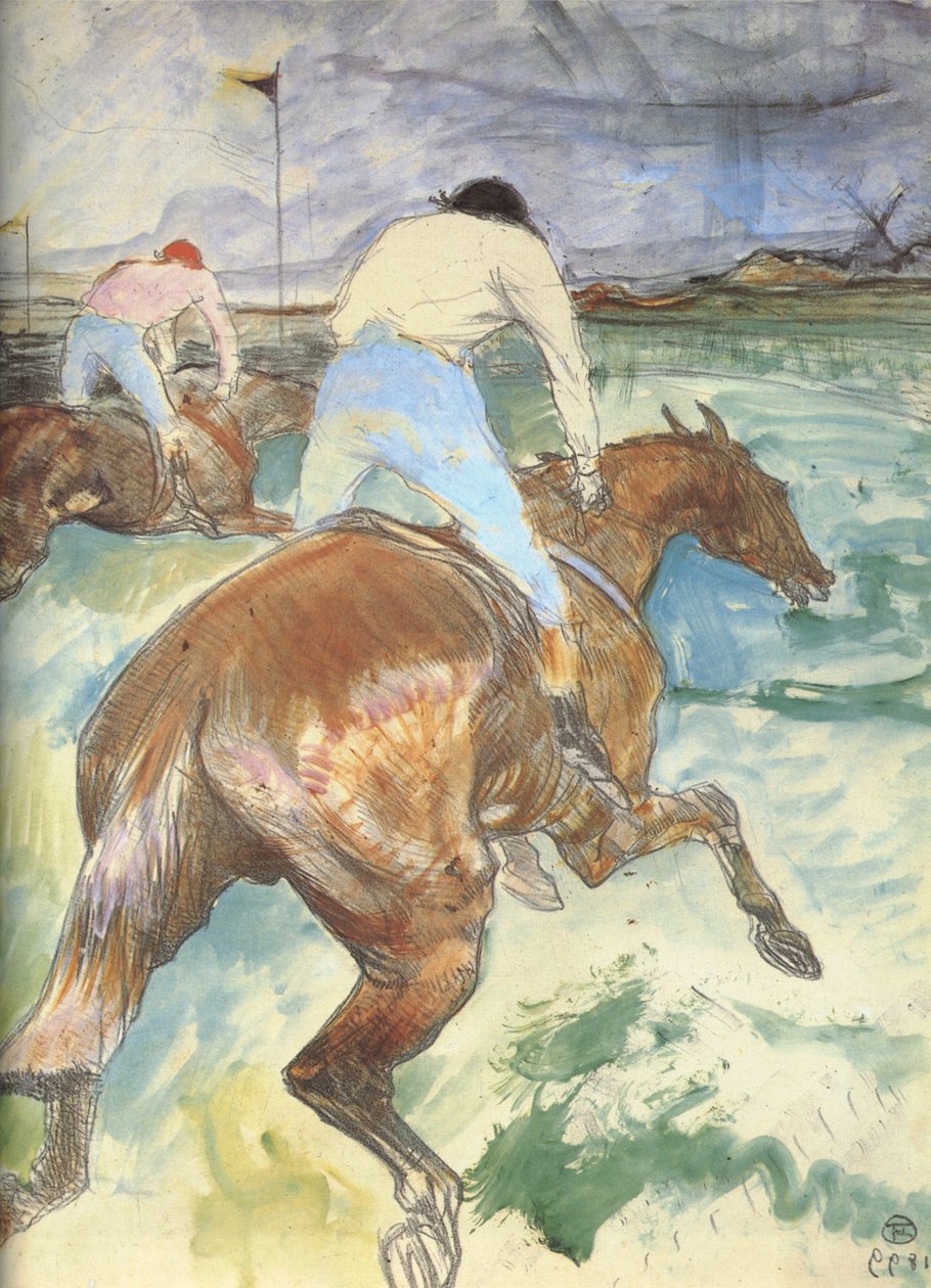 A yockey a természetes környezetében alkotó: Henri de Toulouse Lautrec