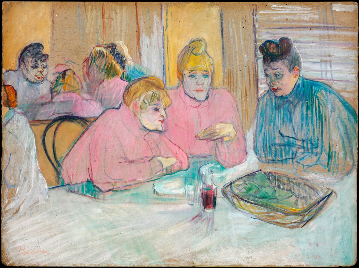 Ezek a hölgyek a refektóriumban, 1893-94 alkotó: Henri de Toulouse Lautrec