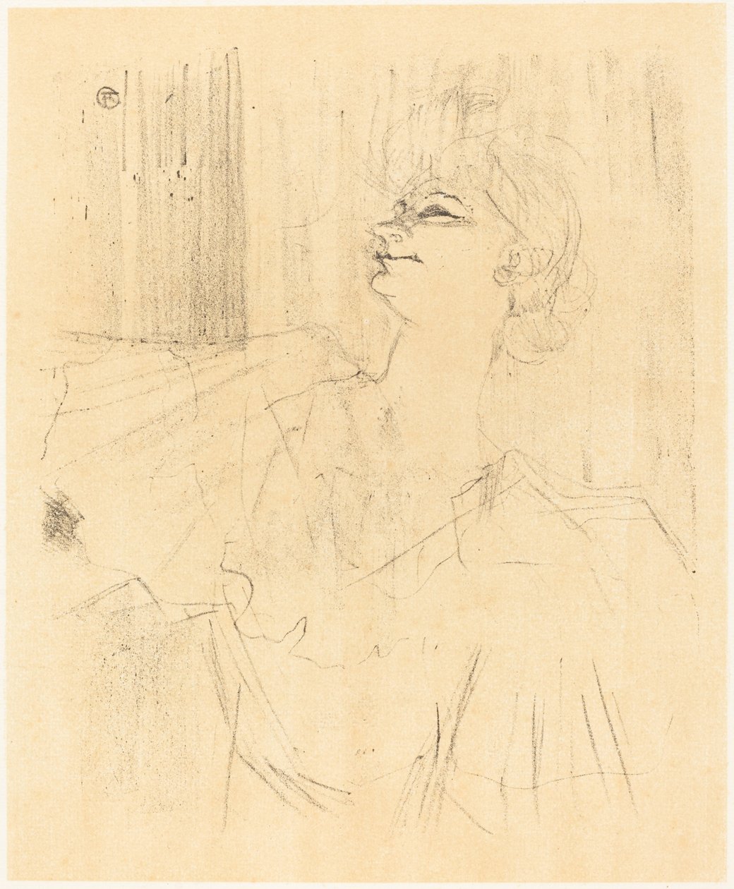 Menilmontantnak Bruanttól (A Ménilmontant, de Bruant) alkotó: Henri de Toulouse Lautrec