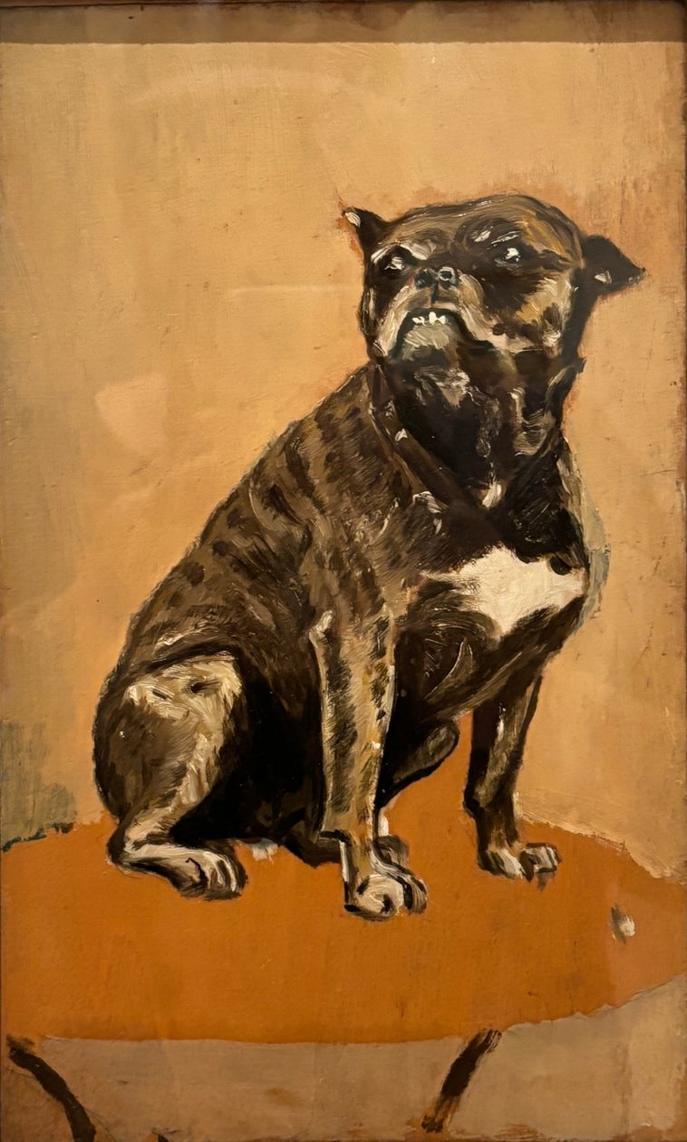 Touc, egy asztalon ülve alkotó: Henri de Toulouse Lautrec