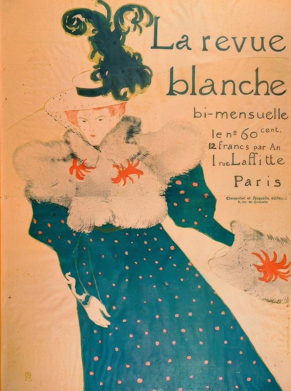 Toulouse-Lautrec / La Revue Blanche / 1895 alkotó: Henri de Toulouse Lautrec