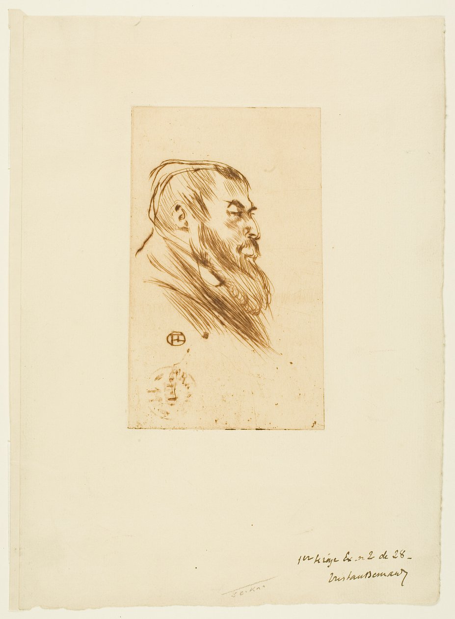 Tristan Bernard alkotó: Henri de Toulouse Lautrec