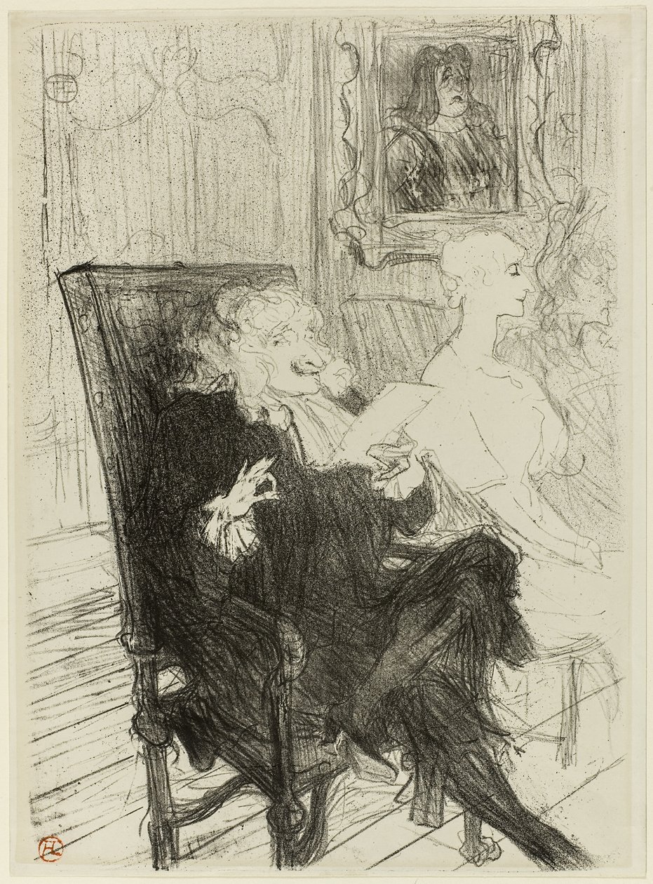 Truffier és Moreno, a Tanult nőkben alkotó: Henri de Toulouse Lautrec