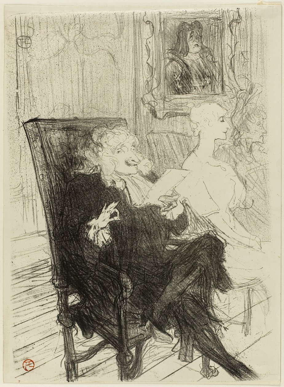 Truffier és Moreno, a Tanult nőkben alkotó: Henri de Toulouse Lautrec
