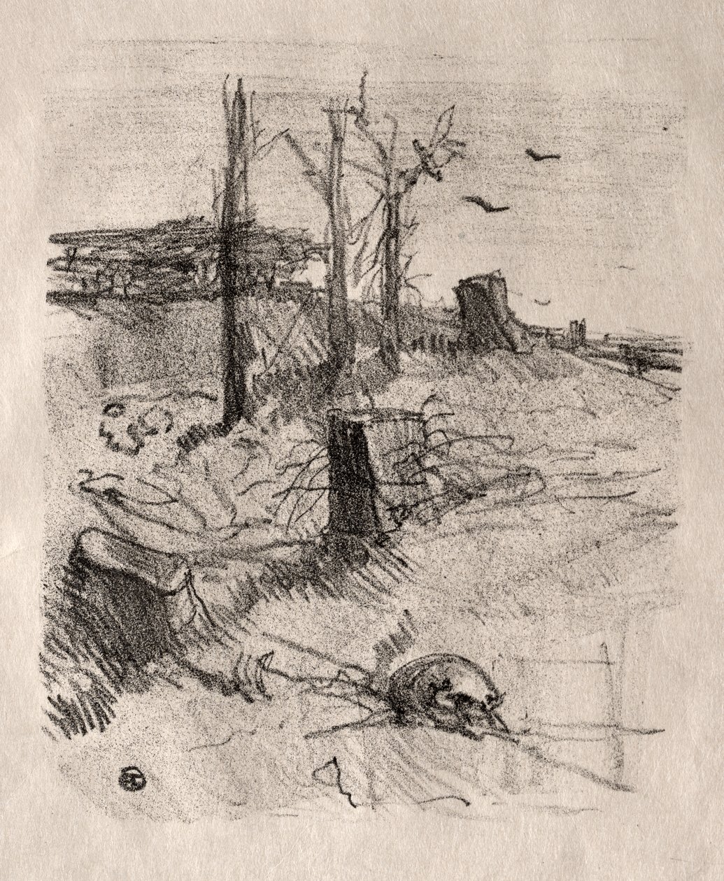 Temető Galíciában alkotó: Henri de Toulouse Lautrec