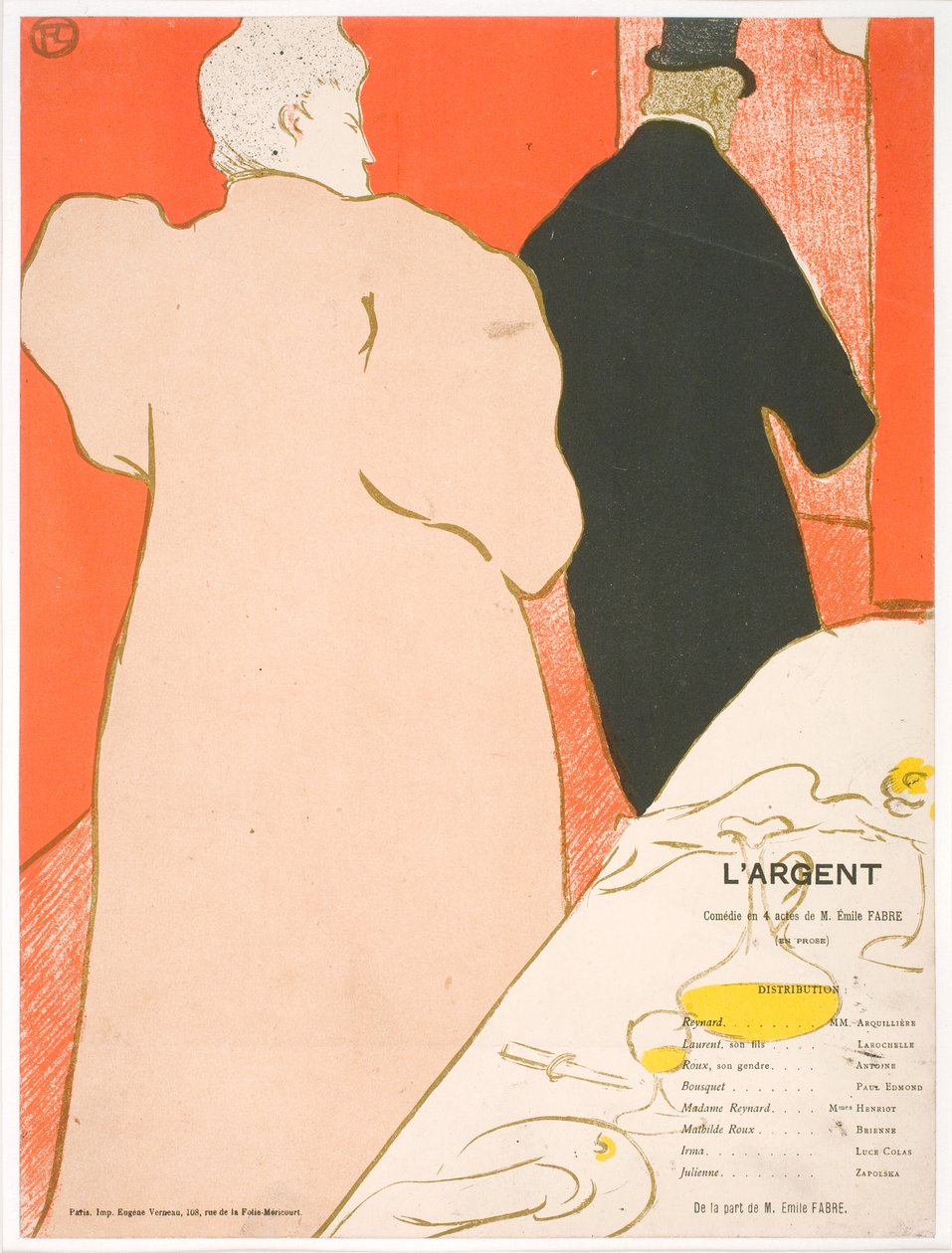 Egy úriember és egy hölgy, Program a pénzért alkotó: Henri de Toulouse Lautrec