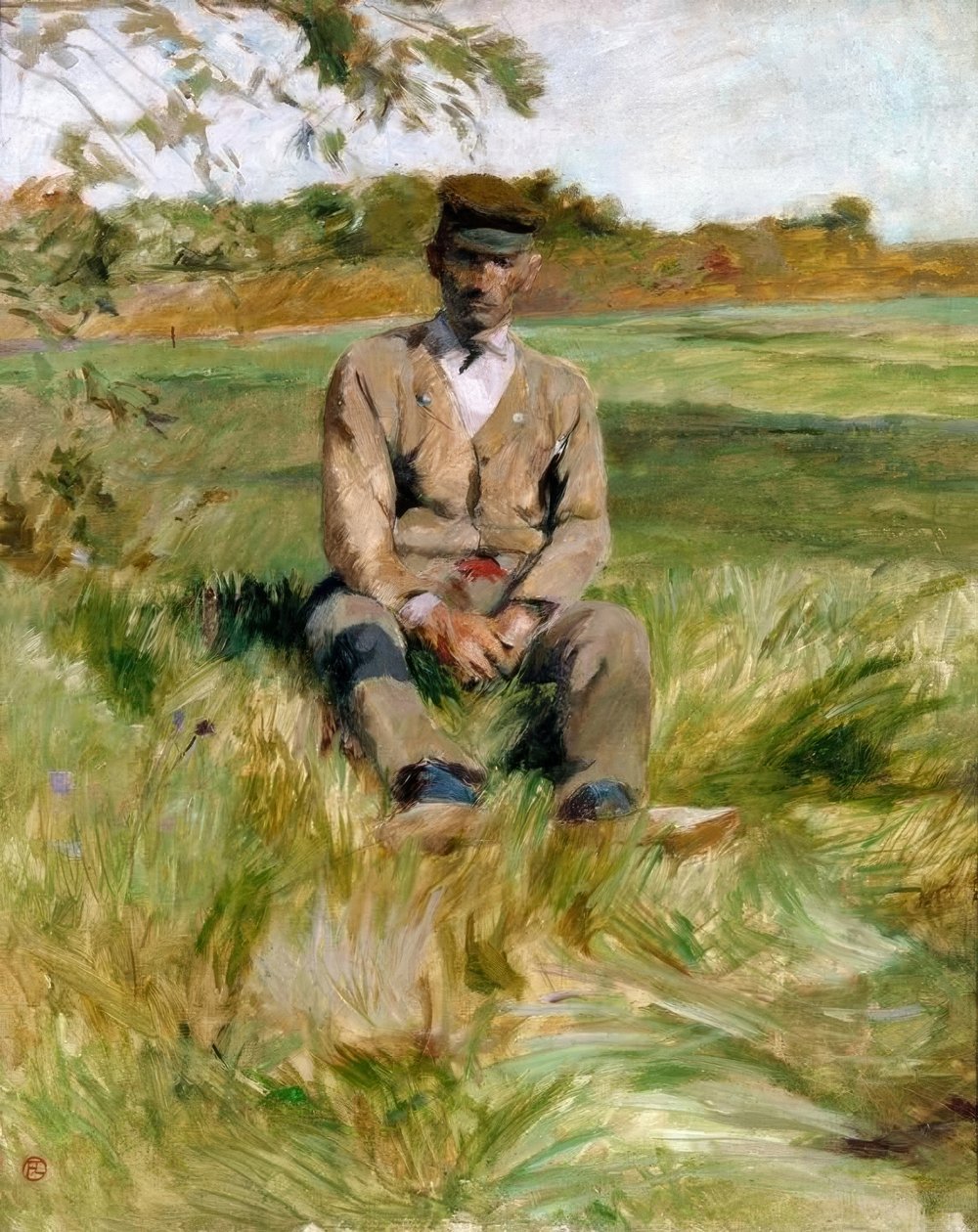 Egy munkás a Céleyranban alkotó: Henri de Toulouse Lautrec