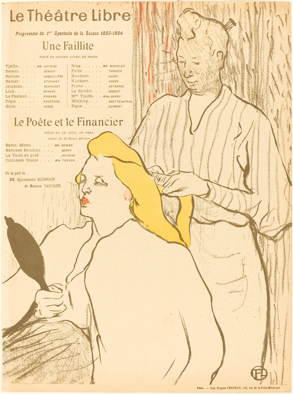 Csőd; A költő és a pénzügyes alkotó: Henri de Toulouse Lautrec