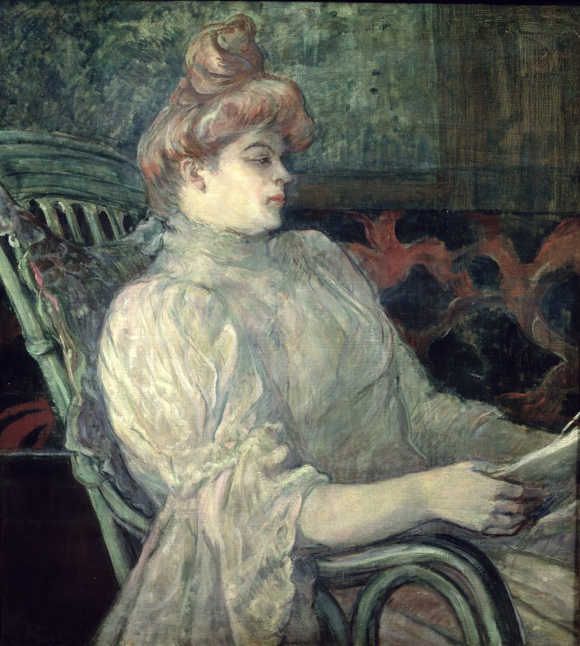 Olvasó nő alkotó: Henri de Toulouse Lautrec