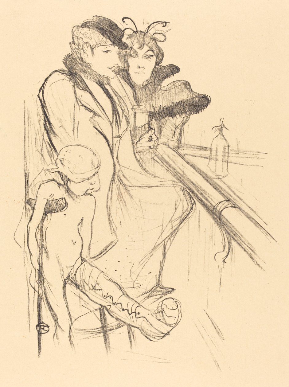 Sebesült Eros (Eros vanné) alkotó: Henri de Toulouse Lautrec