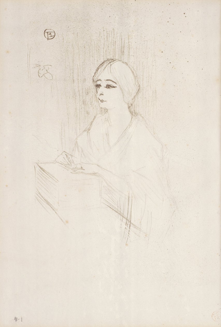 Yahne a dobozában, 1895 alkotó: Henri de Toulouse Lautrec