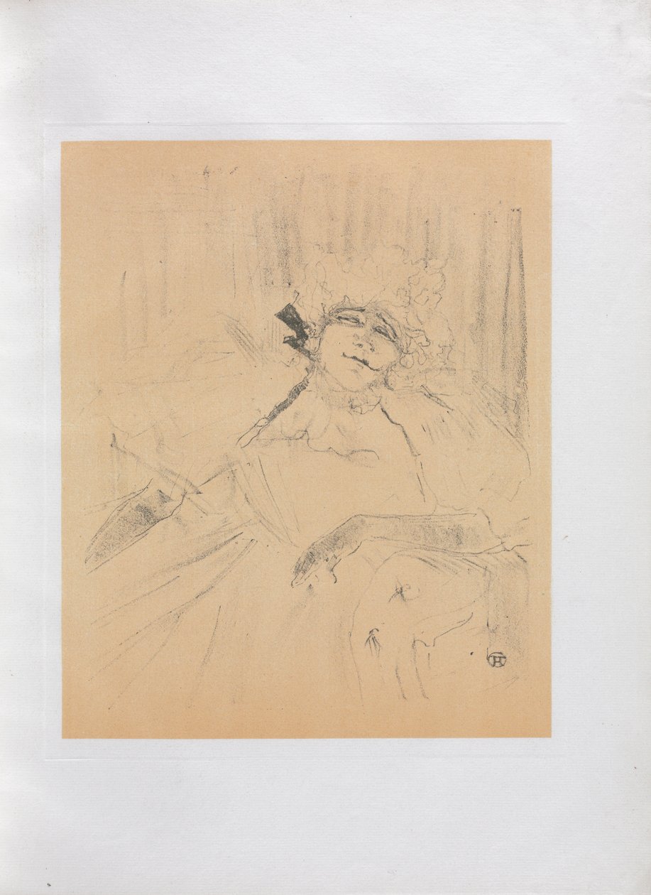 Yvette Guilbert – angol sorozat: Old Song, 1898. alkotó: Henri de Toulouse Lautrec