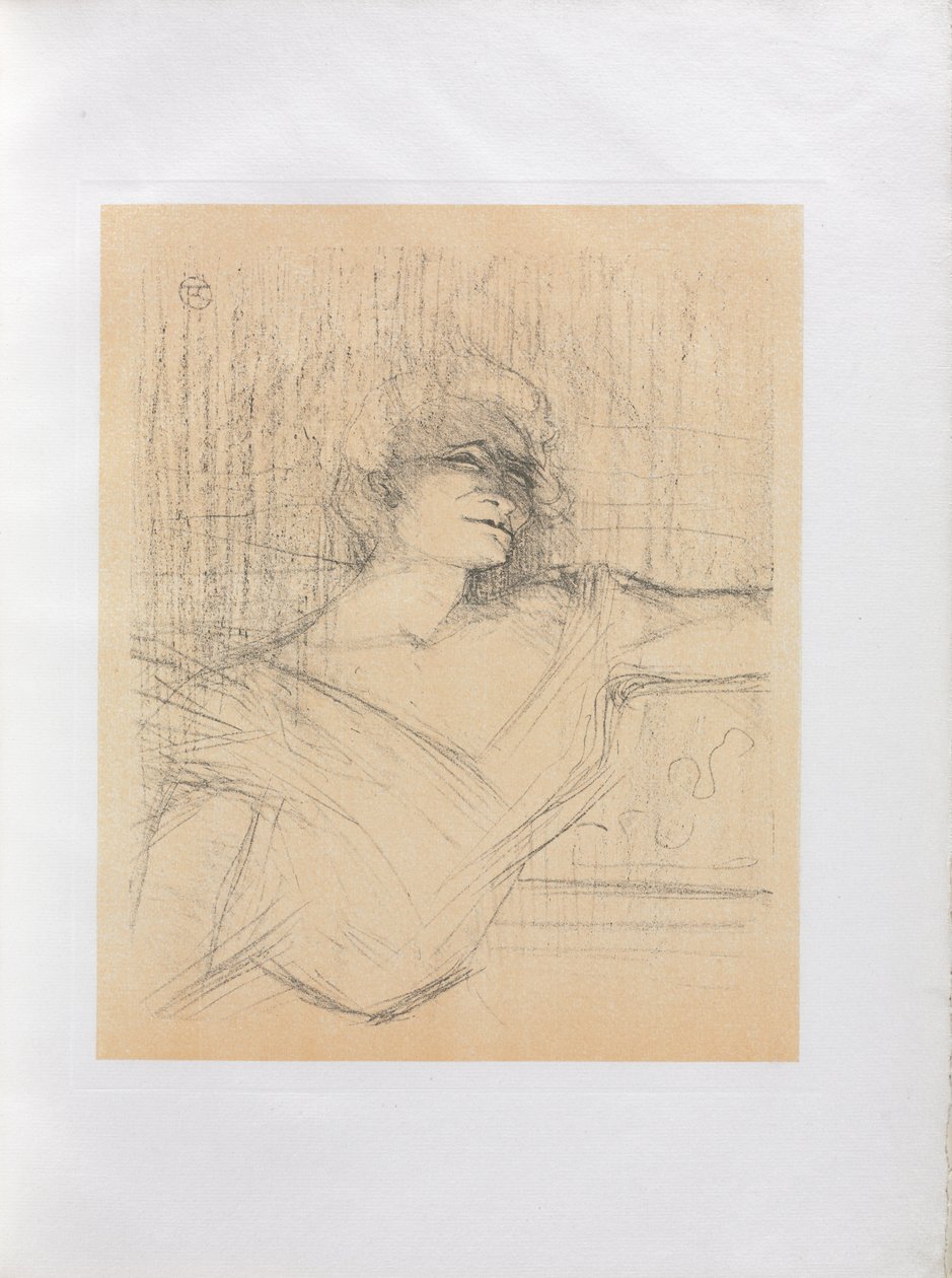 Yvette Guilbert-angol sorozat: A ragasztóban alkotó: Henri de Toulouse Lautrec