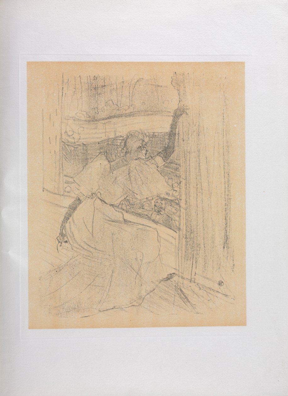 Yvette Guilbert – angol sorozat: Üdvözlet a közönségnek, 1898. alkotó: Henri de Toulouse Lautrec