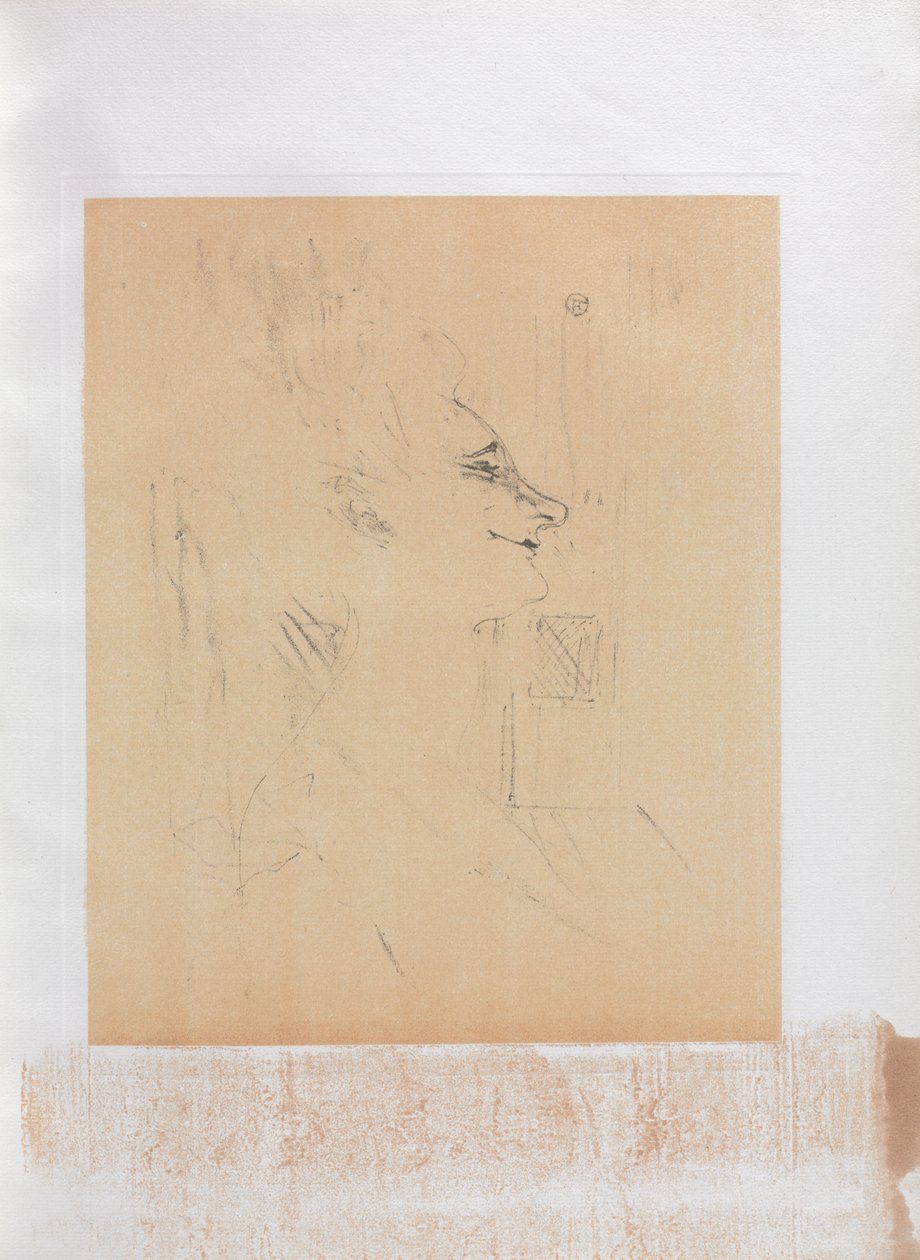 Yvette Guilbert-angol sorozat: Soularde alkotó: Henri de Toulouse Lautrec