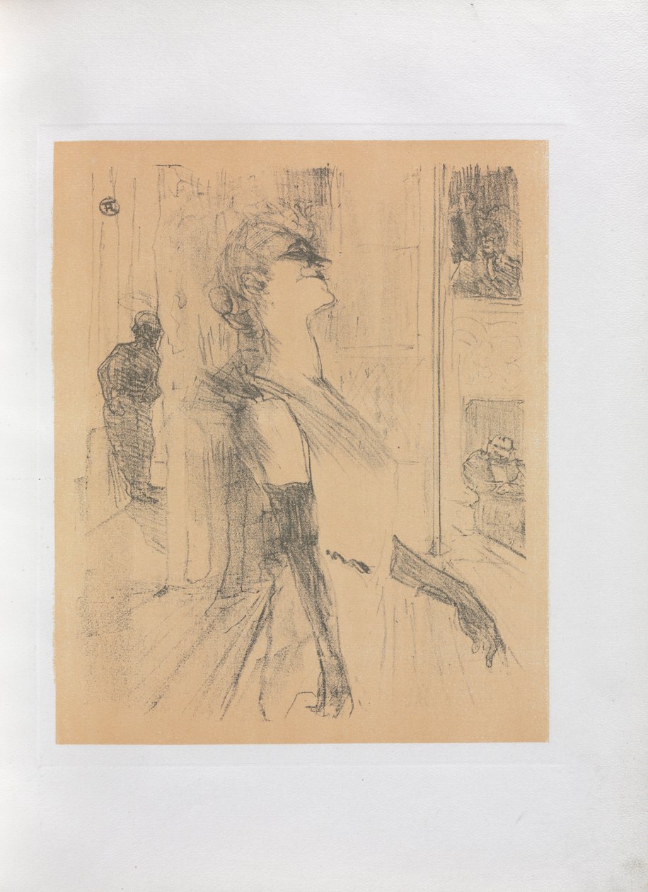 Yvette Guilbert-angol sorozat: A színpadon alkotó: Henri de Toulouse Lautrec