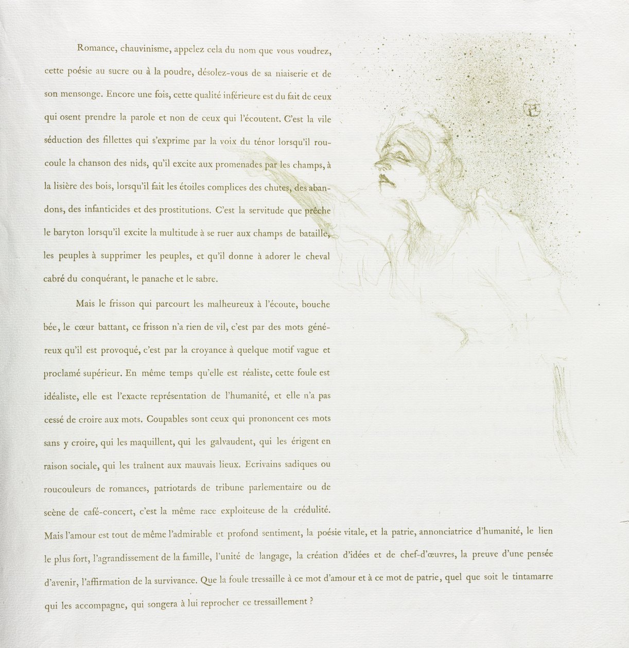 Yvette Guilbert-francia sorozat: 12. sz alkotó: Henri de Toulouse Lautrec