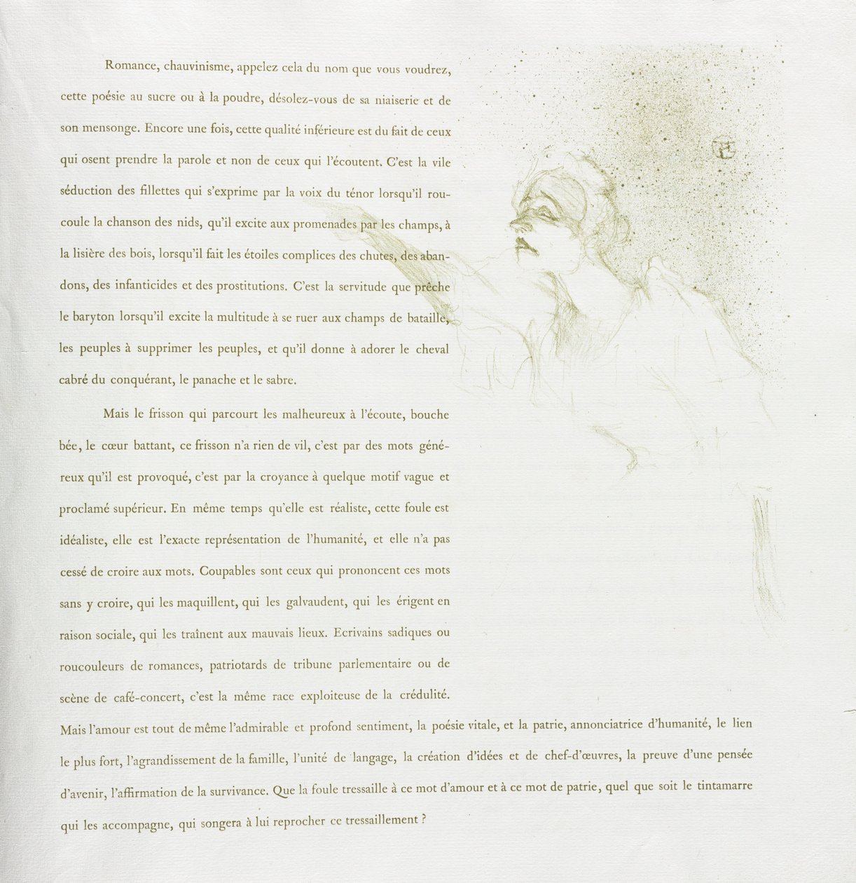 Yvette Guilbert-francia sorozat: 1894. 12. szám. alkotó: Henri de Toulouse Lautrec