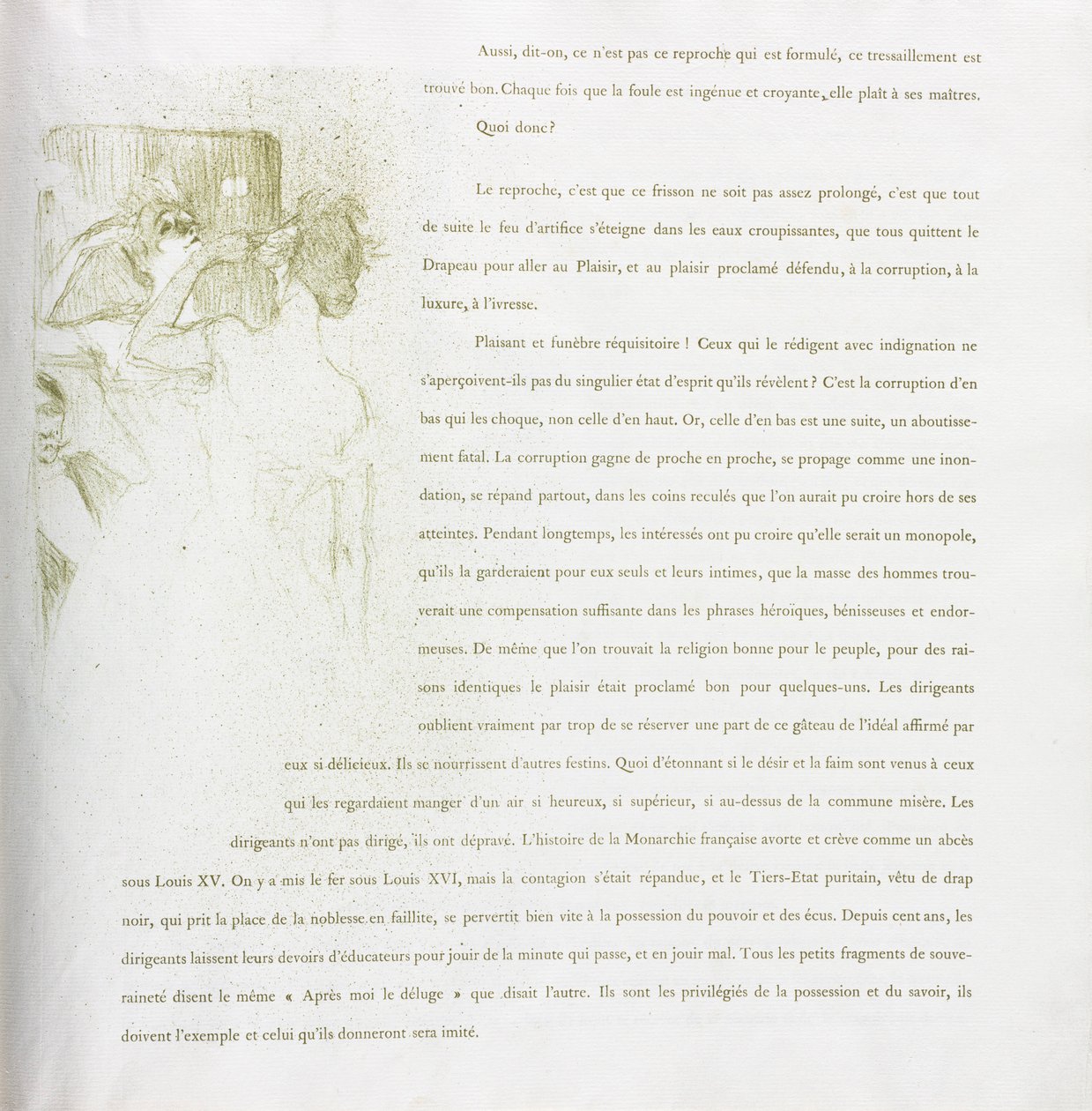 Yvette Guilbert-francia sorozat: 1894. 13. szám. alkotó: Henri de Toulouse Lautrec