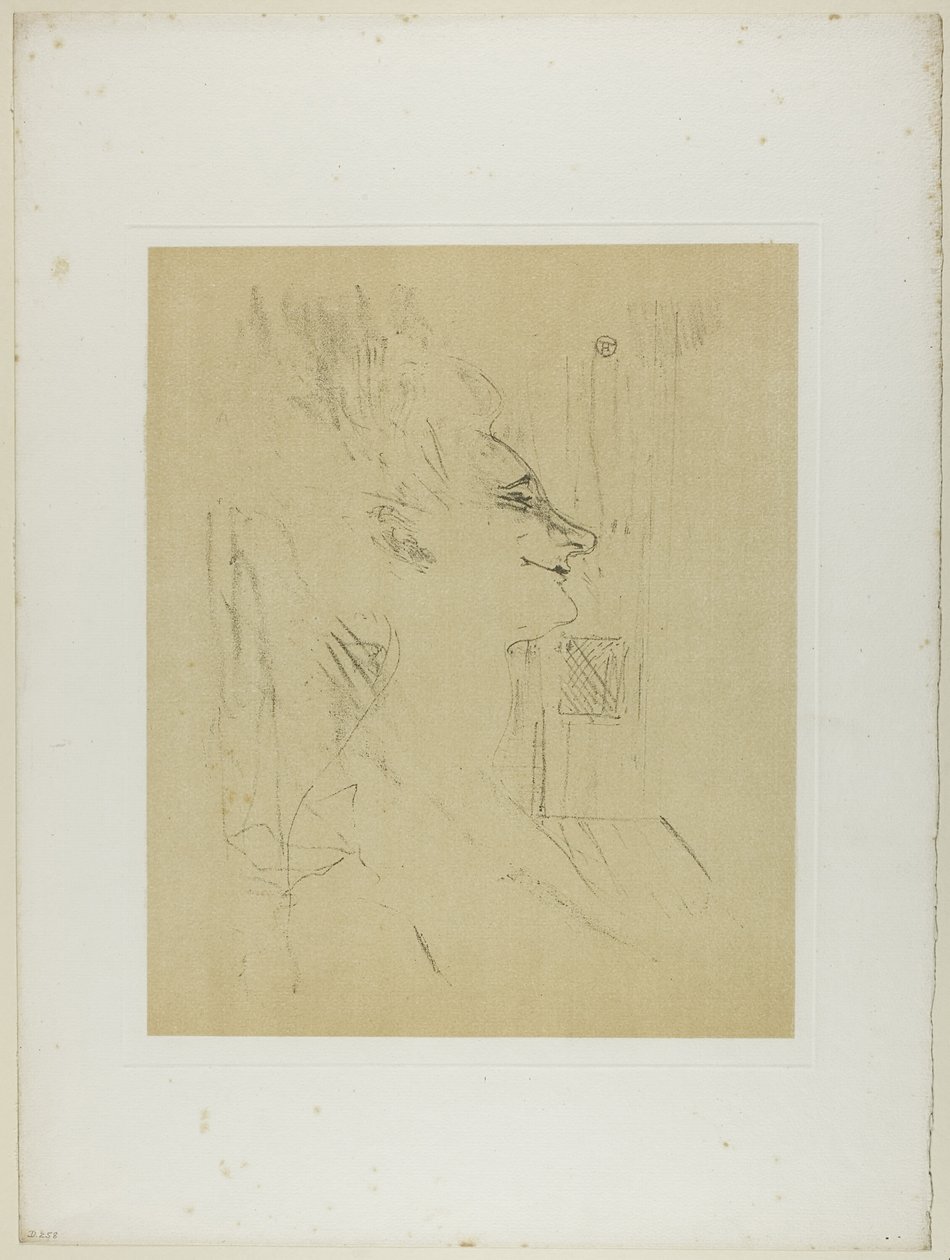 Yvette Guilbert – Soularde, Yvette Guilberttől alkotó: Henri de Toulouse Lautrec