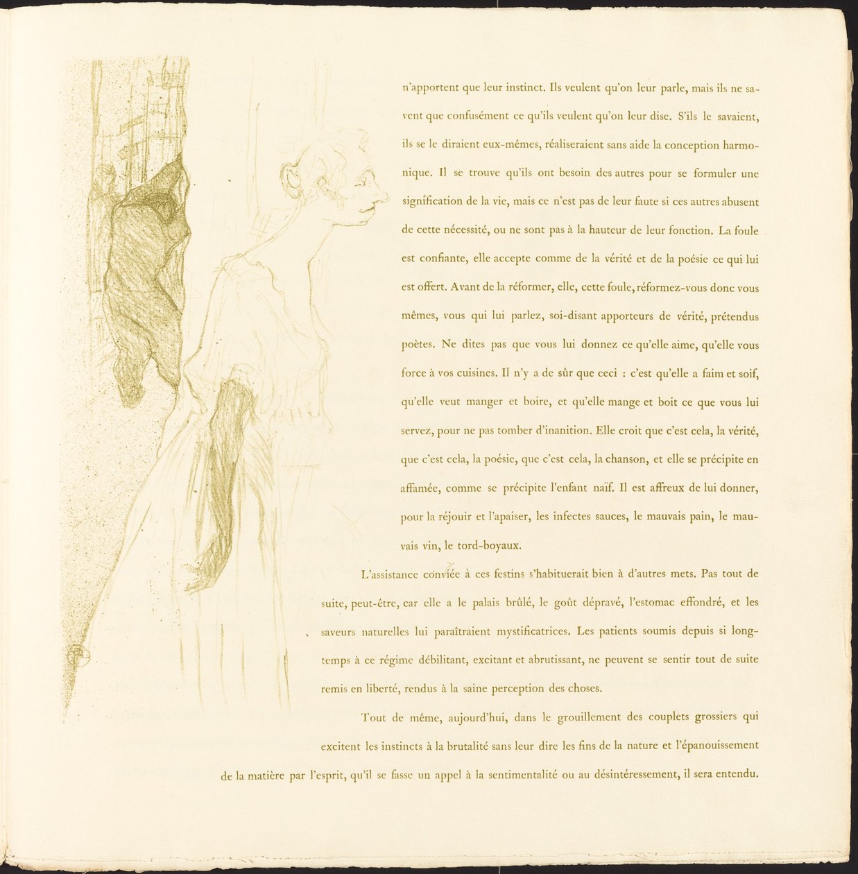 Yvette Guilbert alkotó: Henri de Toulouse Lautrec