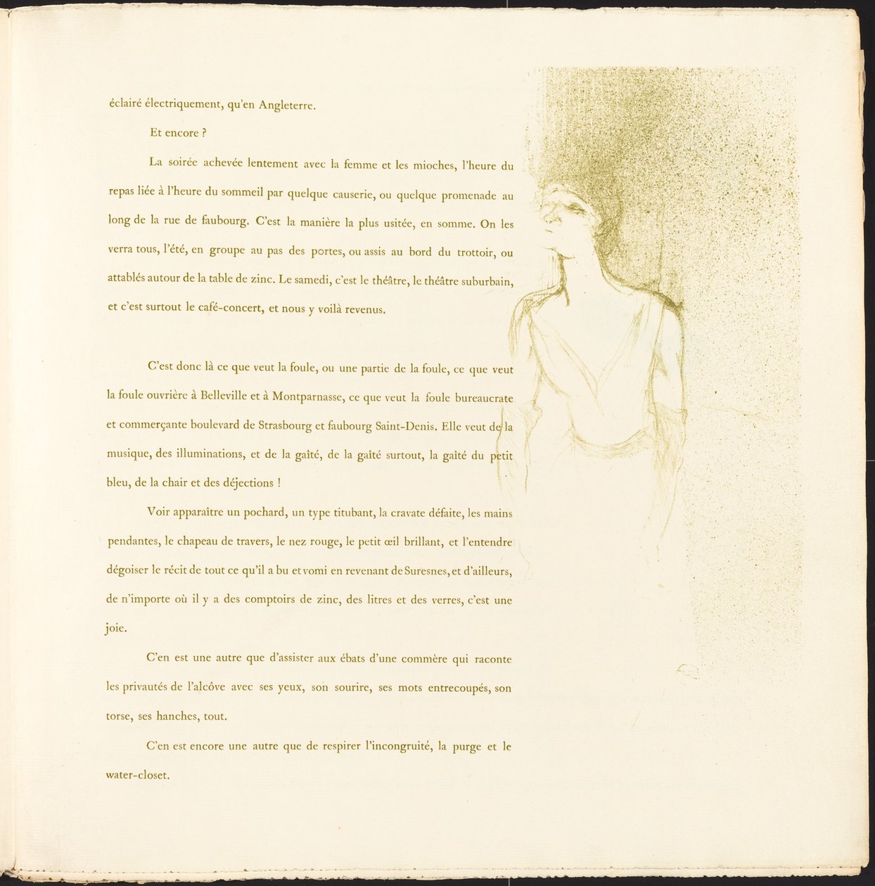 Yvette Guilbert alkotó: Henri de Toulouse Lautrec