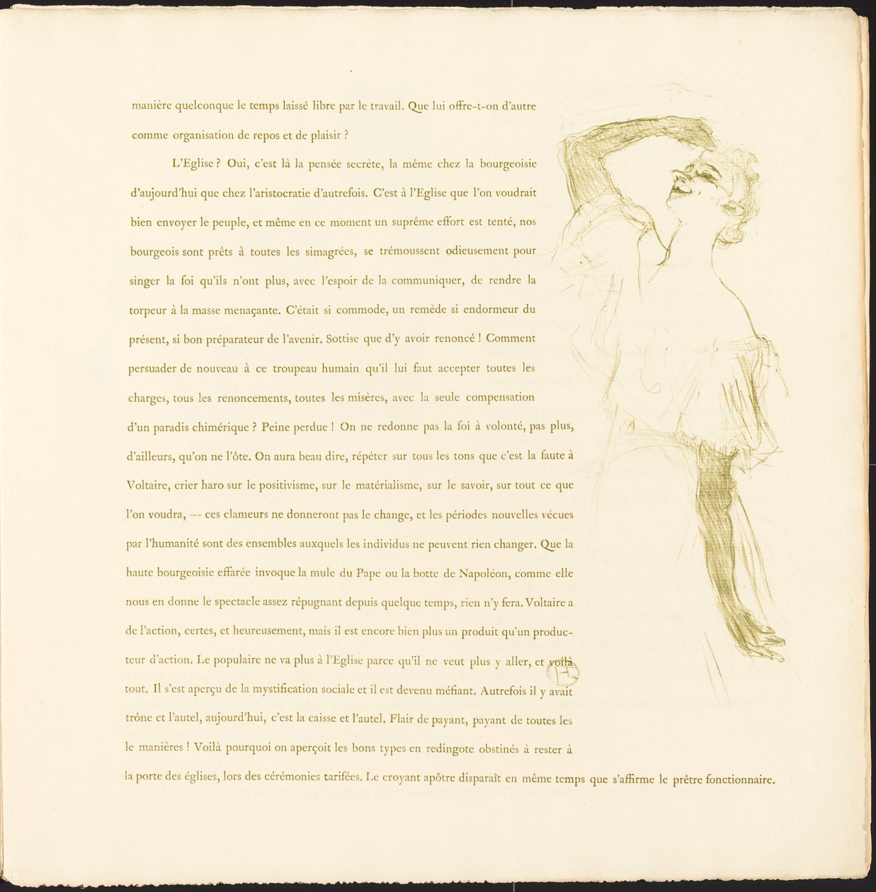 Yvette Guilbert alkotó: Henri de Toulouse Lautrec