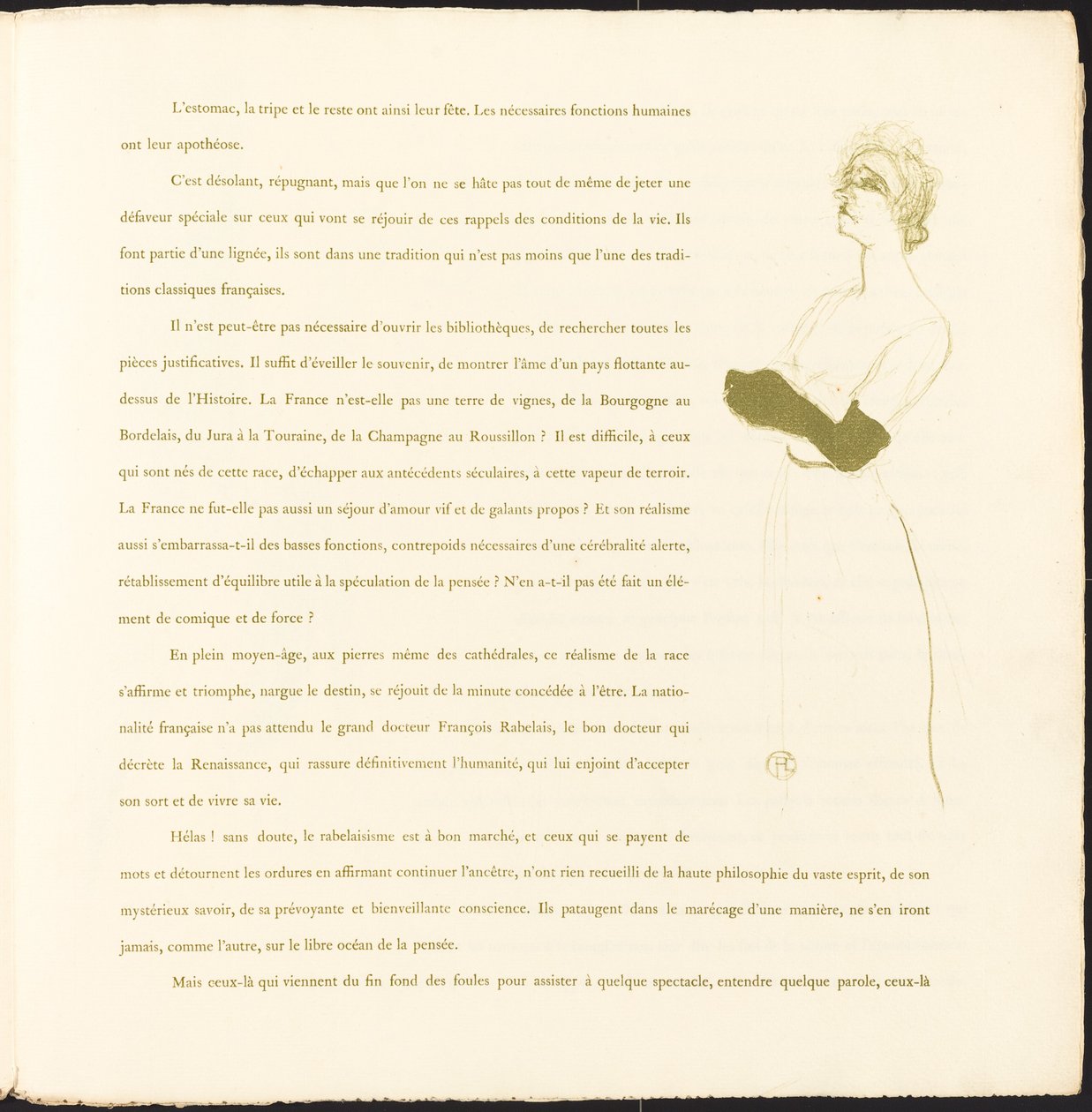 Yvette Guilbert alkotó: Henri de Toulouse Lautrec