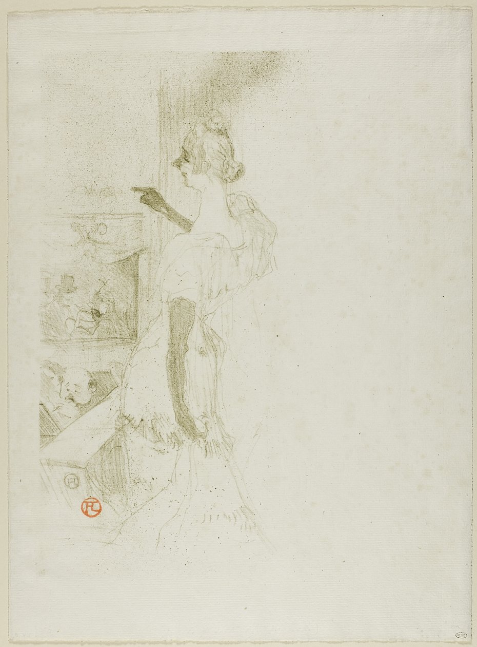 Yvette Guilbert alkotó: Henri de Toulouse Lautrec