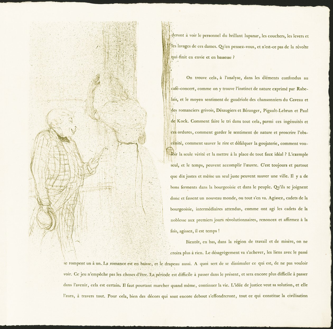 Yvette Guilbert alkotó: Henri de Toulouse Lautrec