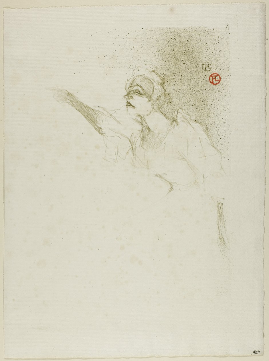 Yvette Guilbert alkotó: Henri de Toulouse Lautrec