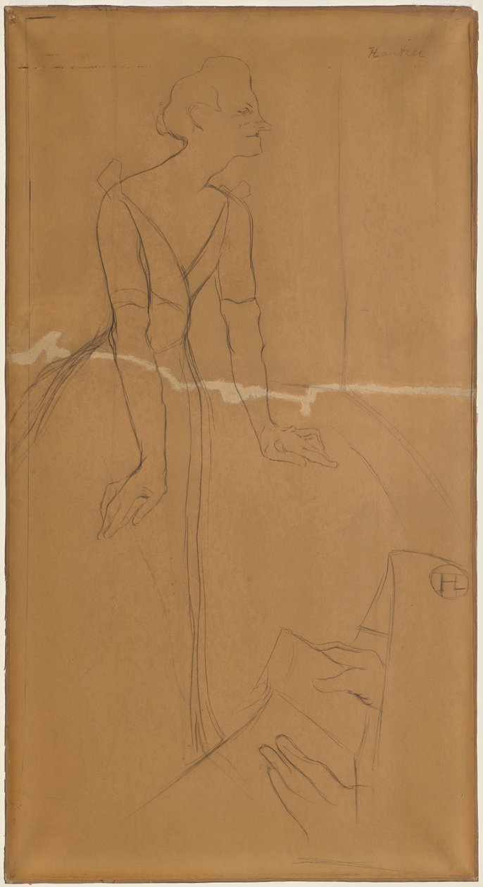 Yvette Guilbert alkotó: Henri de Toulouse Lautrec