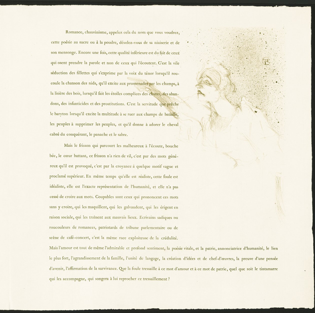 Yvette Guilbert alkotó: Henri de Toulouse Lautrec
