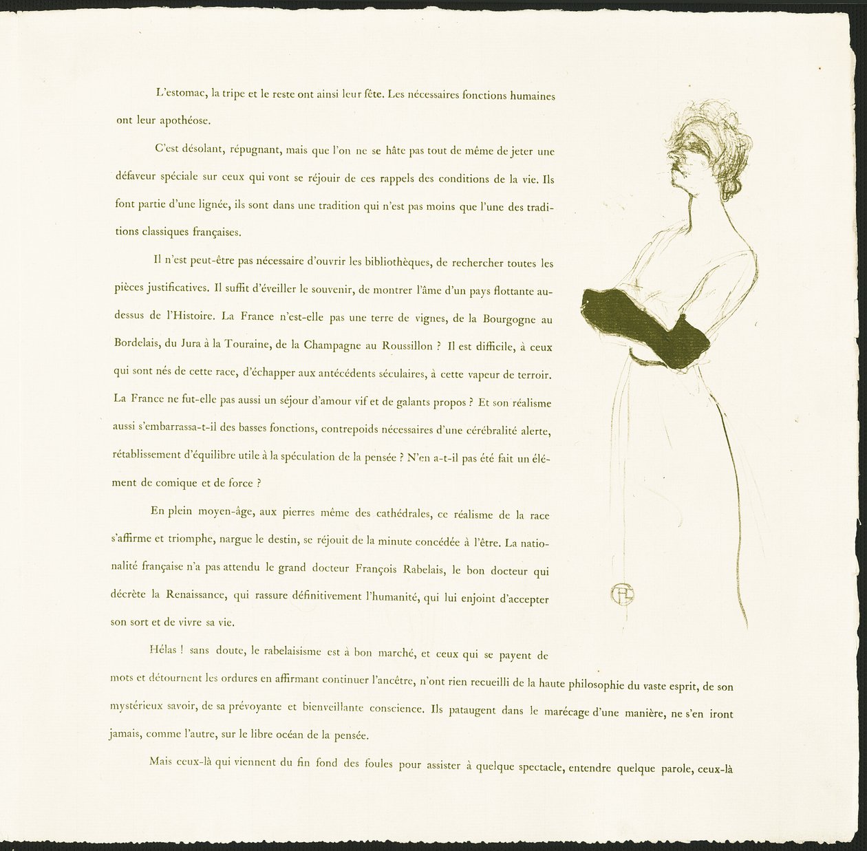 Yvette Guilbert alkotó: Henri de Toulouse Lautrec