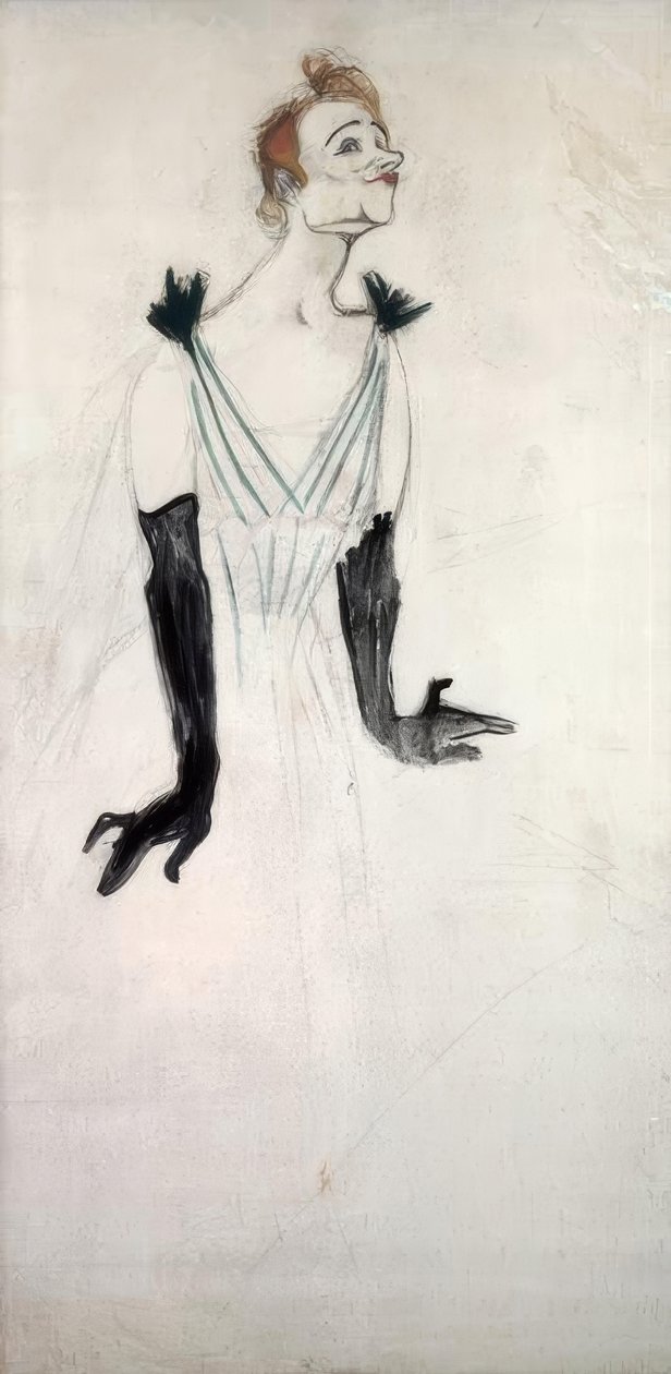 Yvette guilbert alkotó: Henri de Toulouse Lautrec