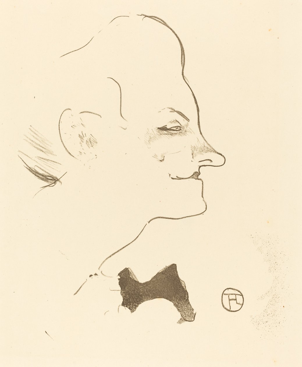 Yvette Guilbert, 1893. alkotó: Henri de Toulouse Lautrec