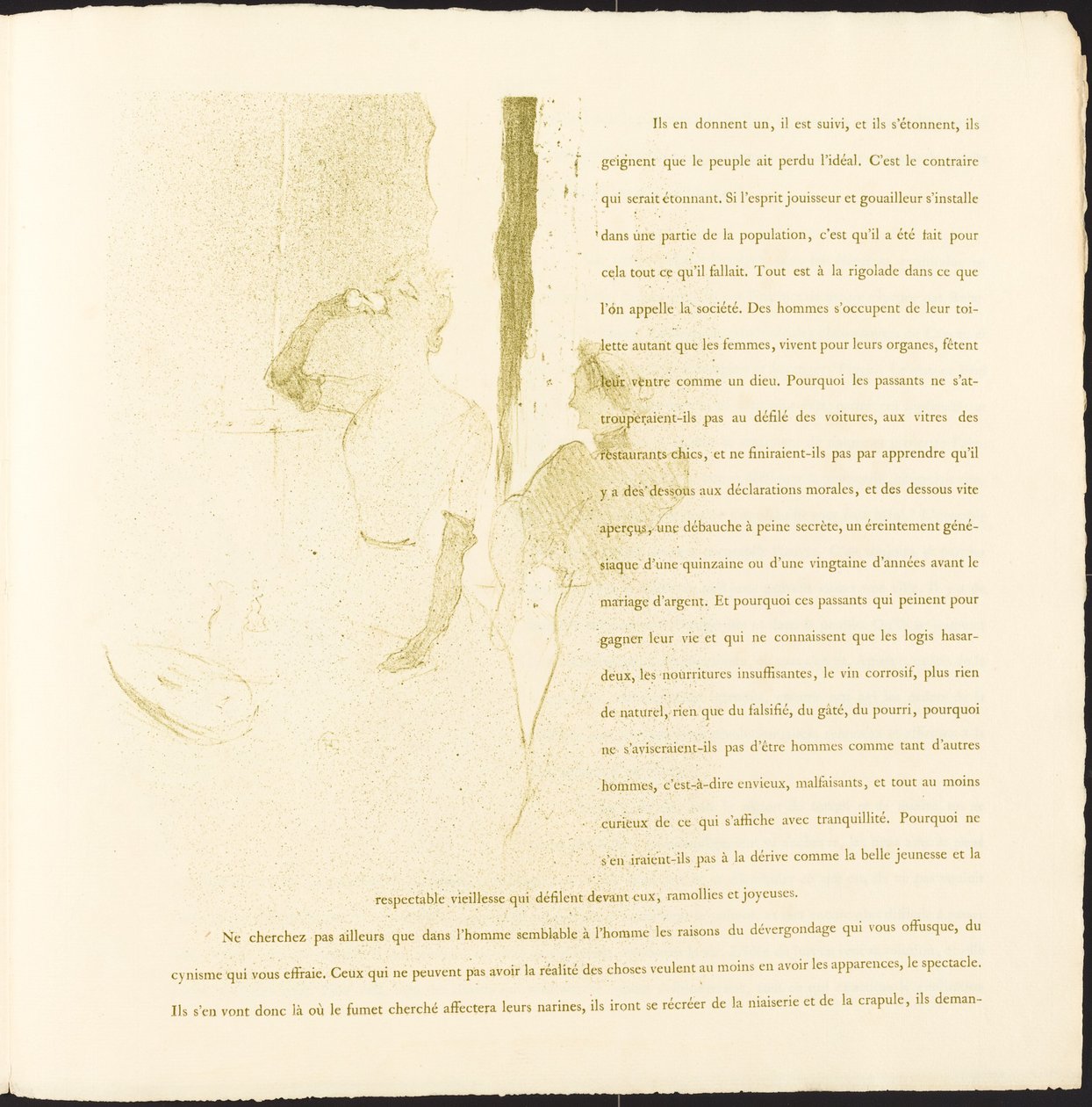 Yvette Guilbert, 1894. alkotó: Henri de Toulouse Lautrec