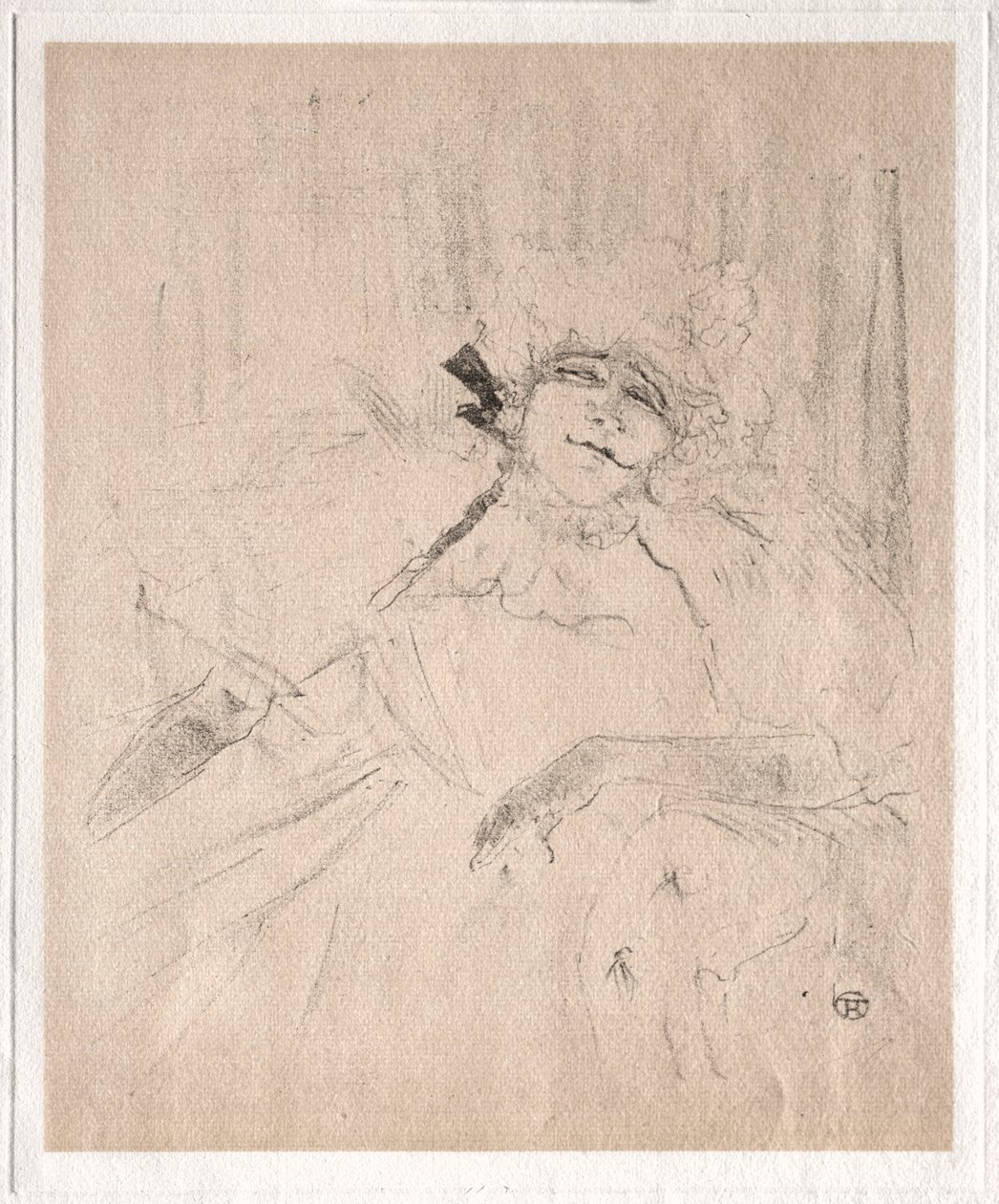 Yvette Guilbert: Régi dal, 1898. alkotó: Henri de Toulouse Lautrec