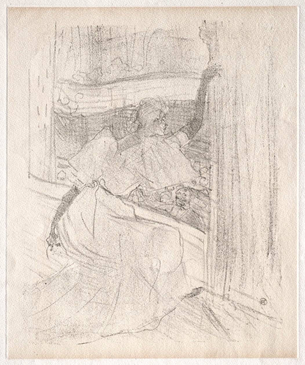Yvette Guilbert: Üdvözlet a közönségnek, 1898. alkotó: Henri de Toulouse Lautrec