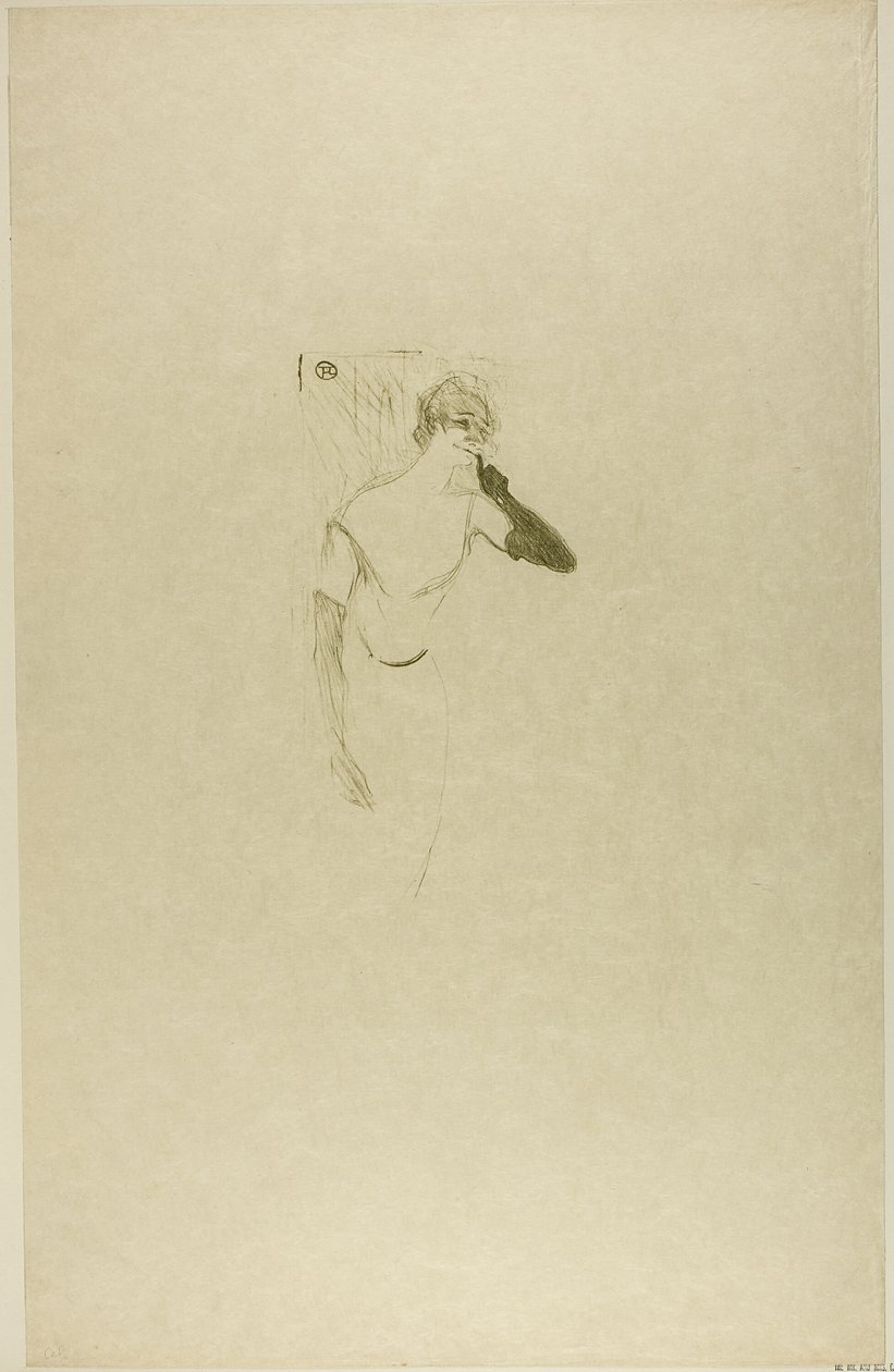 Yvette Guilbert, Colombine-ban Pierrot-ban alkotó: Henri de Toulouse Lautrec