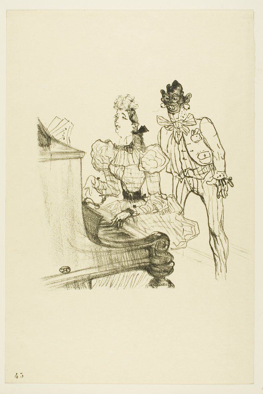 Zamboula-Polka alkotó: Henri de Toulouse Lautrec