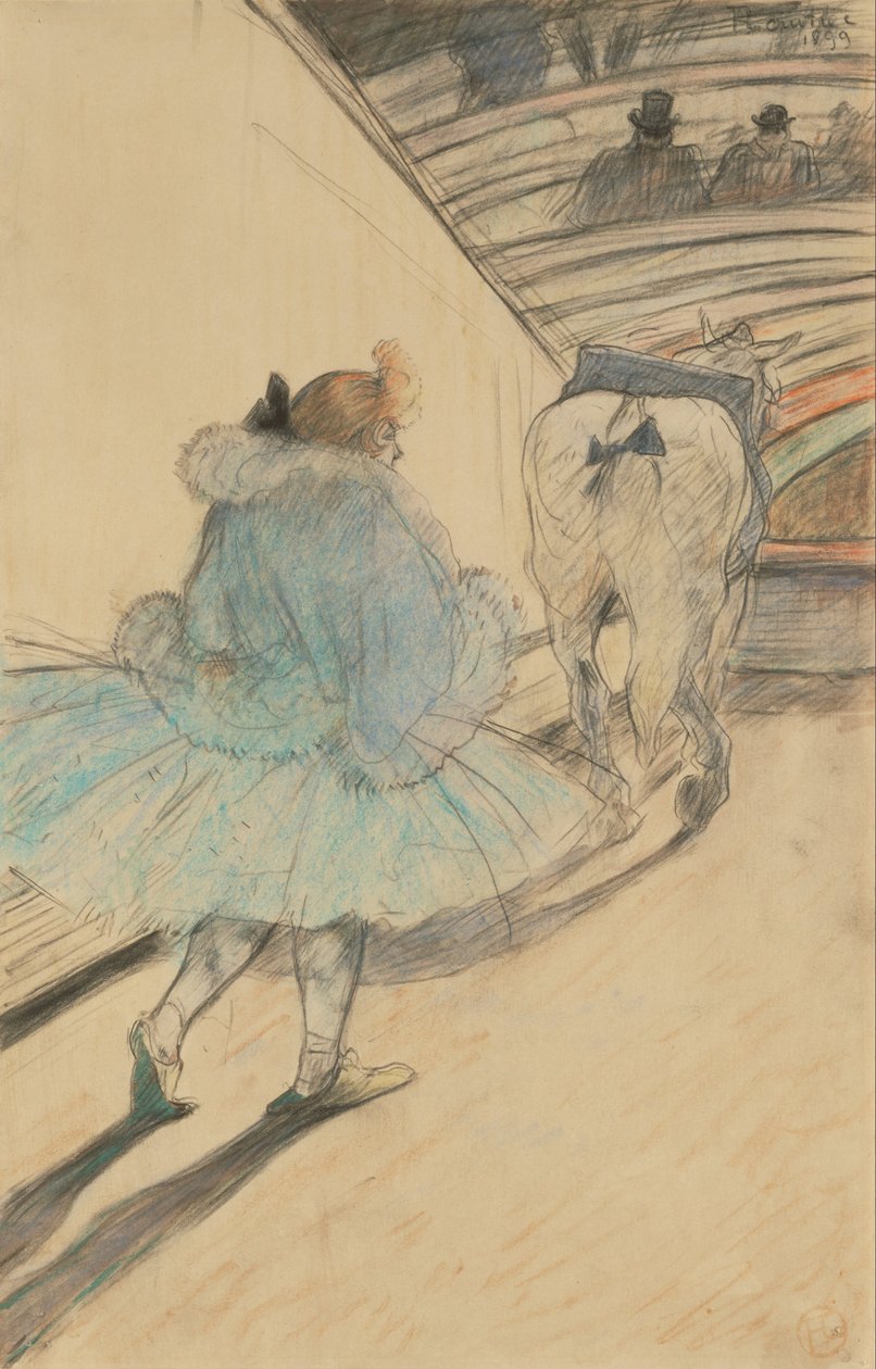 A cirkusznál- belépés a gyűrűbe alkotó: Henri de Toulouse Lautrec