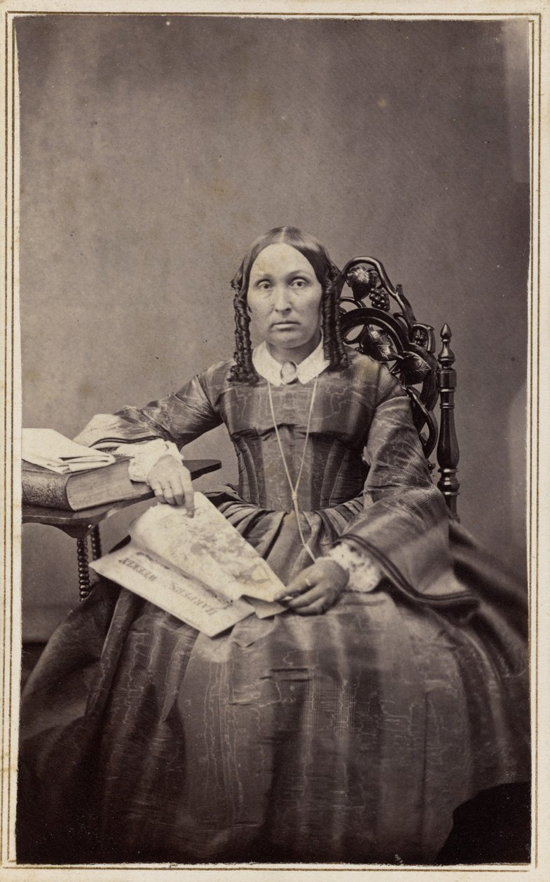 Női portré,1860-as évek (fotó) alkotó: Henrietta M. Hart