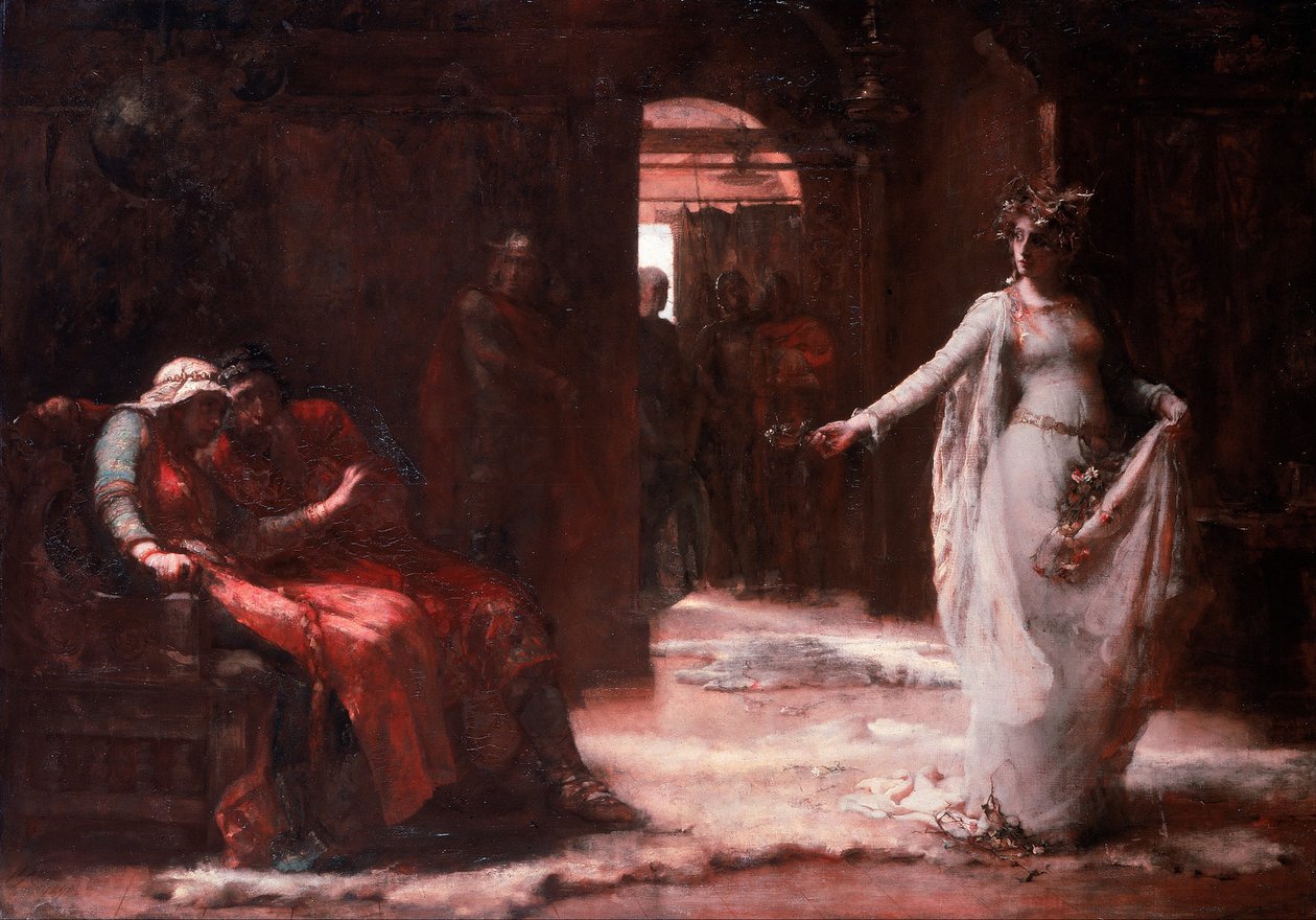 Ophelia, 1890 alkotó: Henrietta Rae