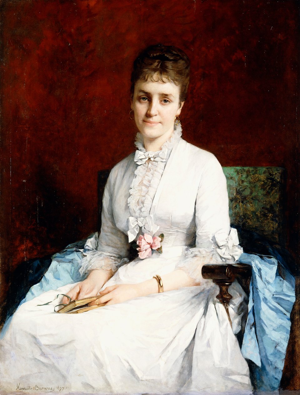 Egy hölgy portréja, 1877 alkotó: Henriette Browne