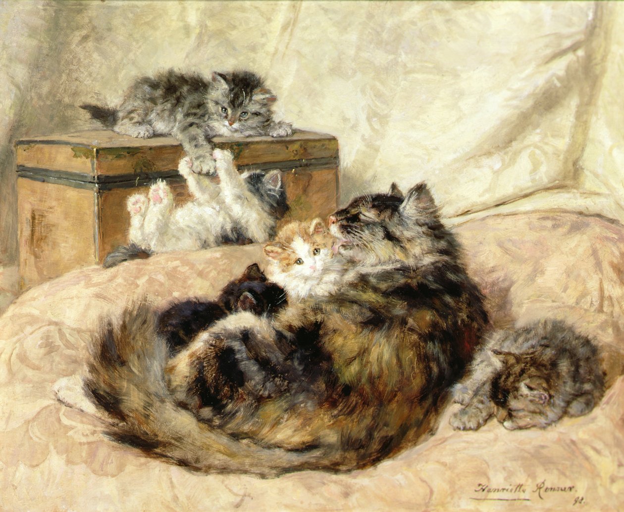 Anyagondozás alkotó: Henriëtte Ronner Knip